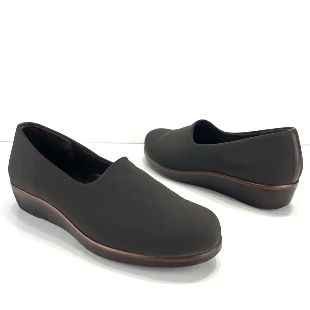 SAS TRIPAD Bliss Women Comfort Shoes Size 10 Lightweight Wedge Platform Slip-On